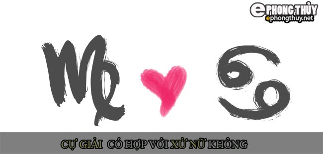 Cung Cự Giải có hợp với cung Xử Nữ không