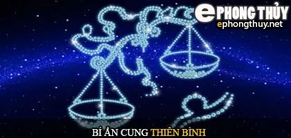 Bí mật cung hoàng đạo thiên bình